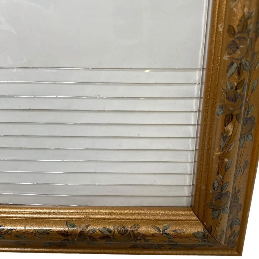 Floral Gilt Wood Photo Frame for 5x7